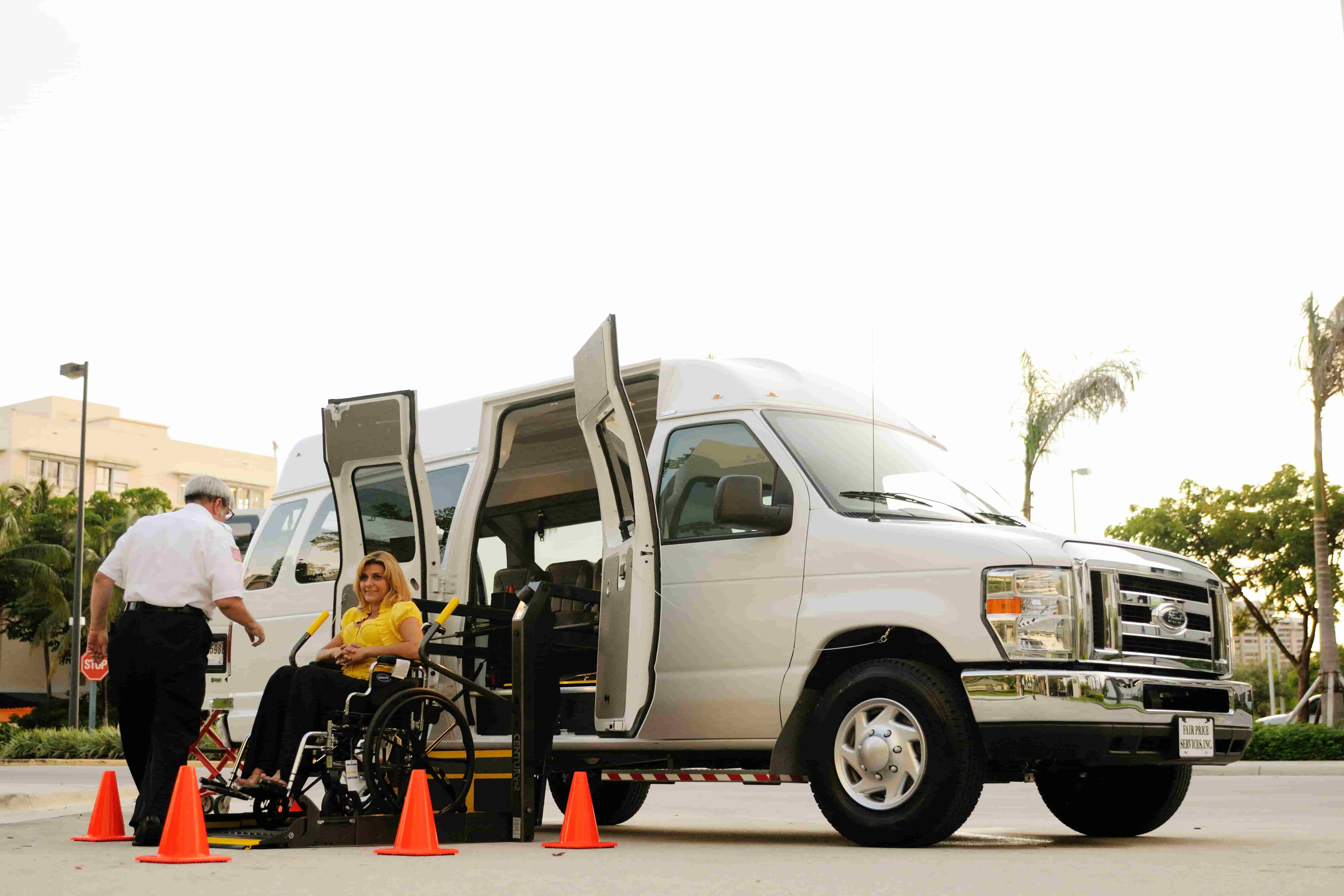 Non-emergency medical transportation van serving Pennsylvania patients