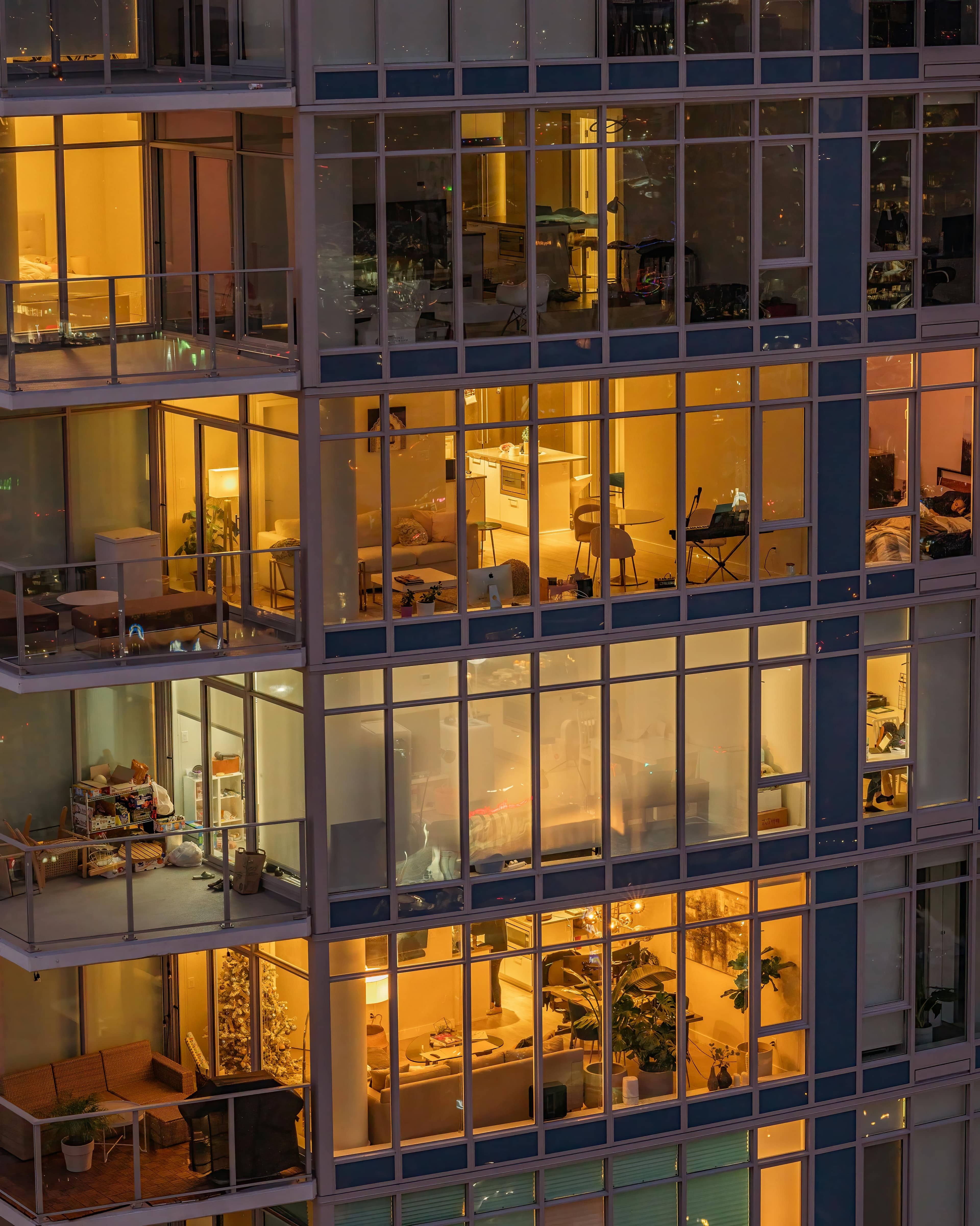 Modern condo building representing condo insurance